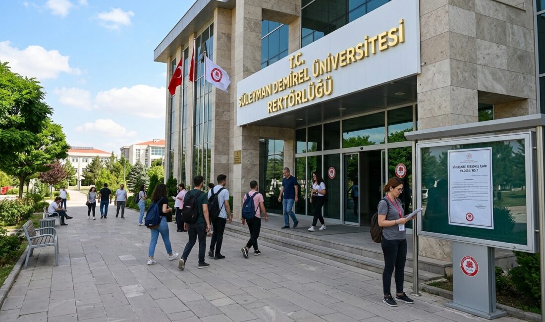 Süleyman Demirel Üniversitesi (SDÜ), özel bütçeden karşılanmak üzere, çeşitli birimlerinde