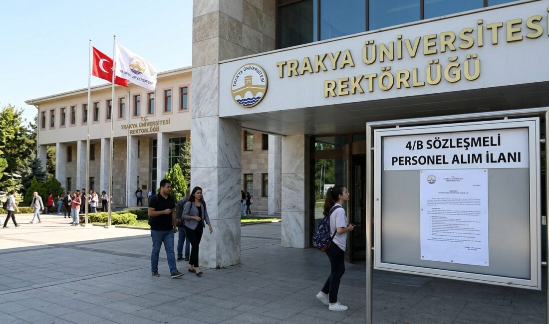 [TITLE] Trakya Üniversitesi’nden 4/B Sözleşmeli Destek Personeli Alımı Duyurusu: Kimler