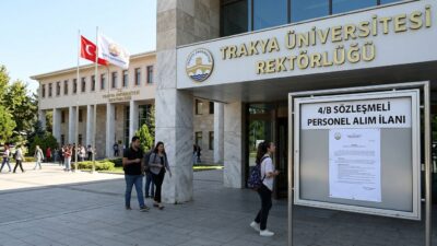 [TITLE] Trakya Üniversitesi’nden 4/B Sözleşmeli Destek Personeli Alımı Duyurusu: Kimler