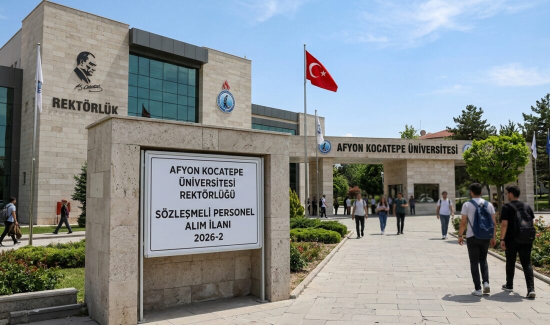 Afyon Kocatepe Üniversitesi (AKÜ), bünyesindeki çeşitli birimlerde görevlendirilmek üzere toplam