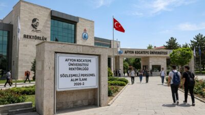 Afyon Kocatepe Üniversitesi (AKÜ), bünyesindeki çeşitli birimlerde görevlendirilmek üzere toplam