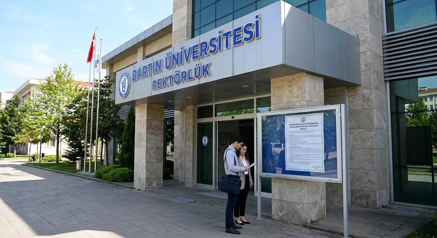 Bartın Üniversitesi Sözleşmeli Personel Alım İlanı Yayımlandı BARTIN ÜNİVERSİTESİ REKTÖRLÜĞÜ - SÖZLEŞMELİ PERSONEL ALIM İLANI (2026-3)