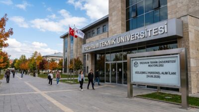 Erzurum Teknik Üniversitesi Rektörlüğü, bünyesinde görevlendirmek üzere toplam 16 adet