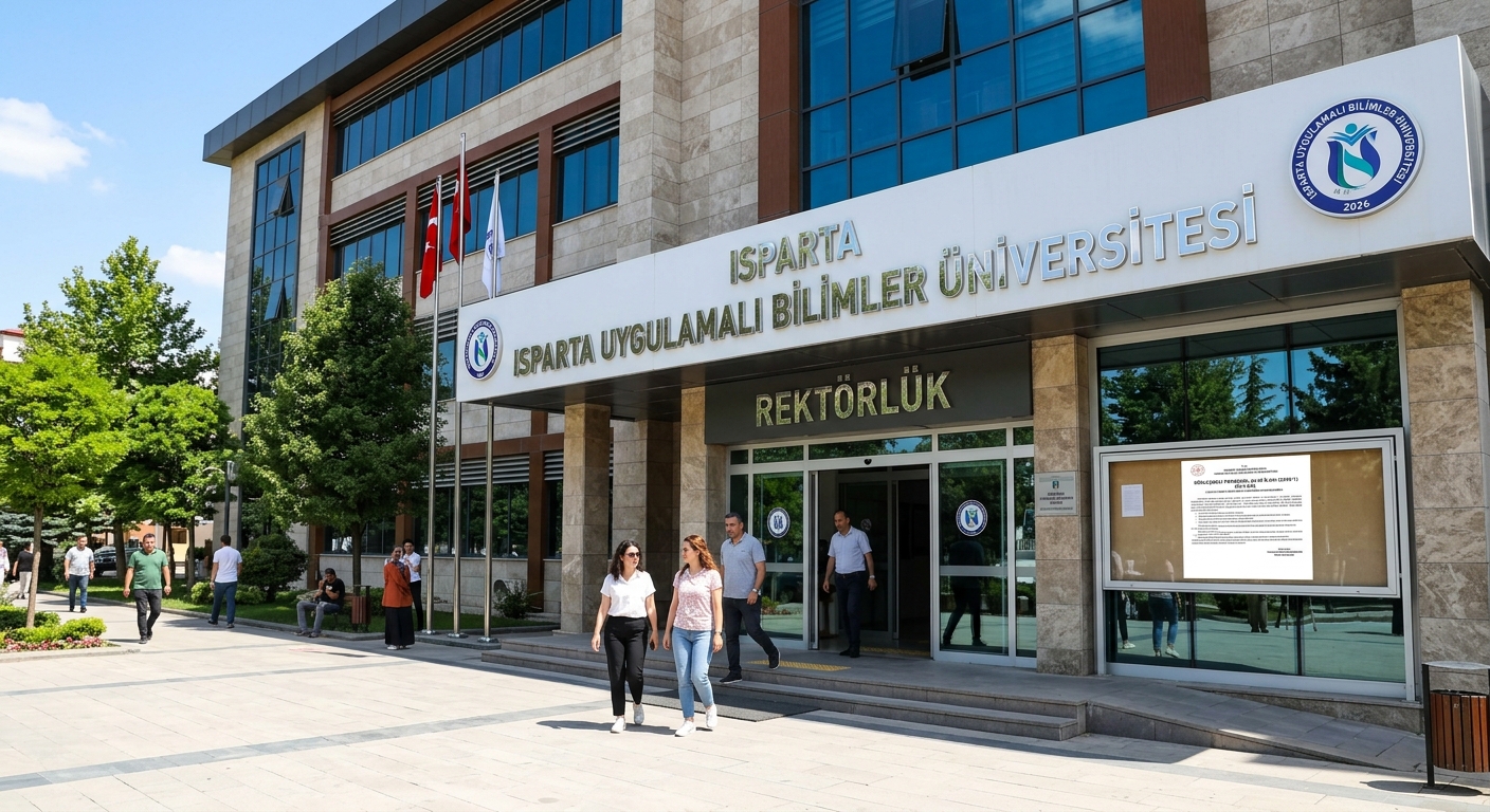 ISPARTA UYGULAMALI BİLİMLER ÜNİVERSİTESİ REKTÖRLÜĞÜ - Sözleşmeli Personel (657-4/B) Alım İlanı (2026/1)