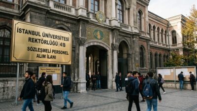 İstanbul Üniversitesi Rektörlüğü, üniversite birimlerinde görevlendirilmek üzere 4/B statüsünde sözleşmeli