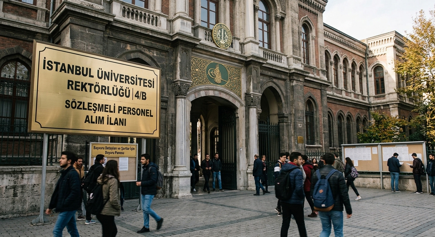 İstanbul Üniversitesi 4/B Sözleşmeli Personel Alım İlanı İSTANBUL ÜNİVERSİTESİ REKTÖRLÜĞÜ - İSTANBUL ÜNİVERSİTESİ - 4/B SÖZLEŞMELİ PERSONEL ALIM İLANI