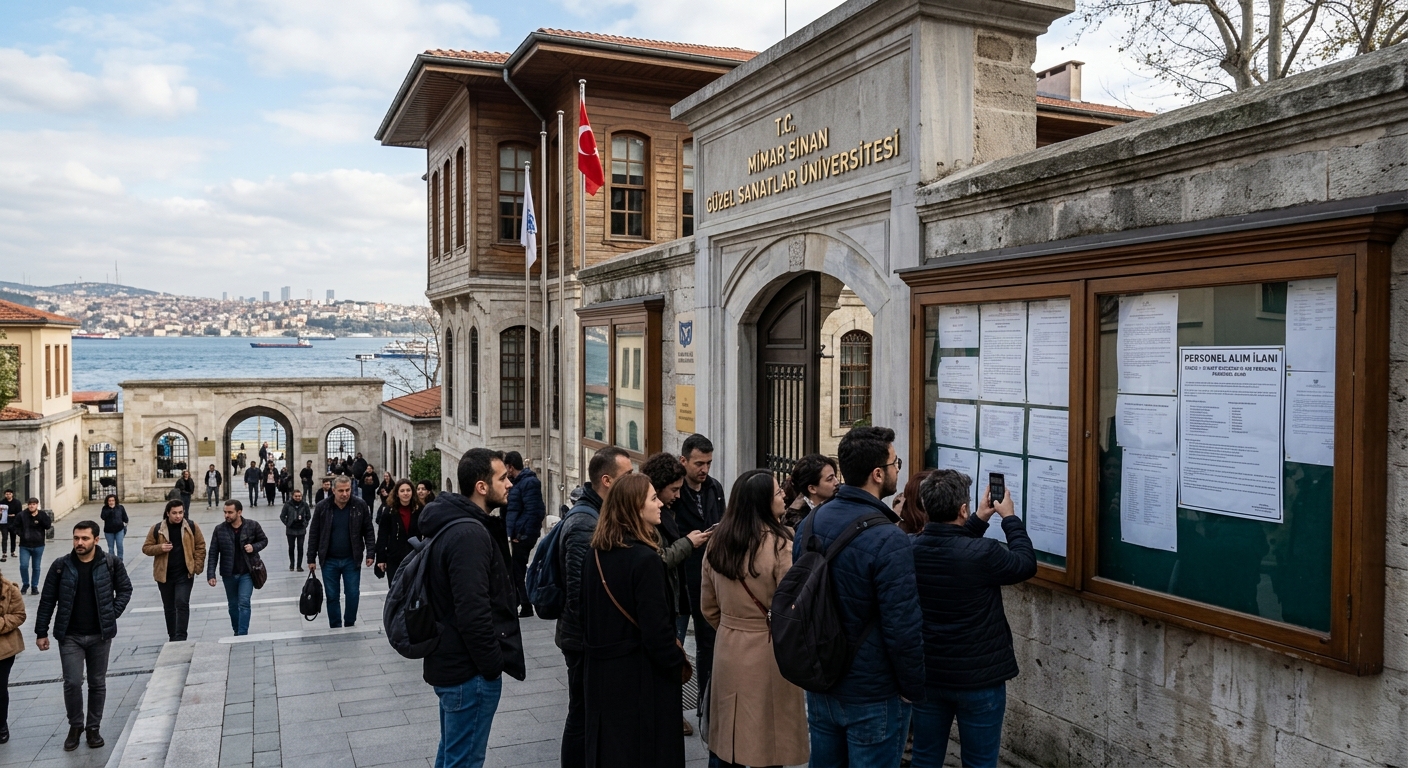 Mimar Sinan Güzel Sanatlar Üniversitesi 4/B Sözleşmeli 10 Personel Alım İlanı MİMAR SİNAN GÜZEL SANATLAR ÜNİVERSİTESİ - 10 ADET 4/B SÖZLEŞMELİ PERSONEL ALIM İLANI
