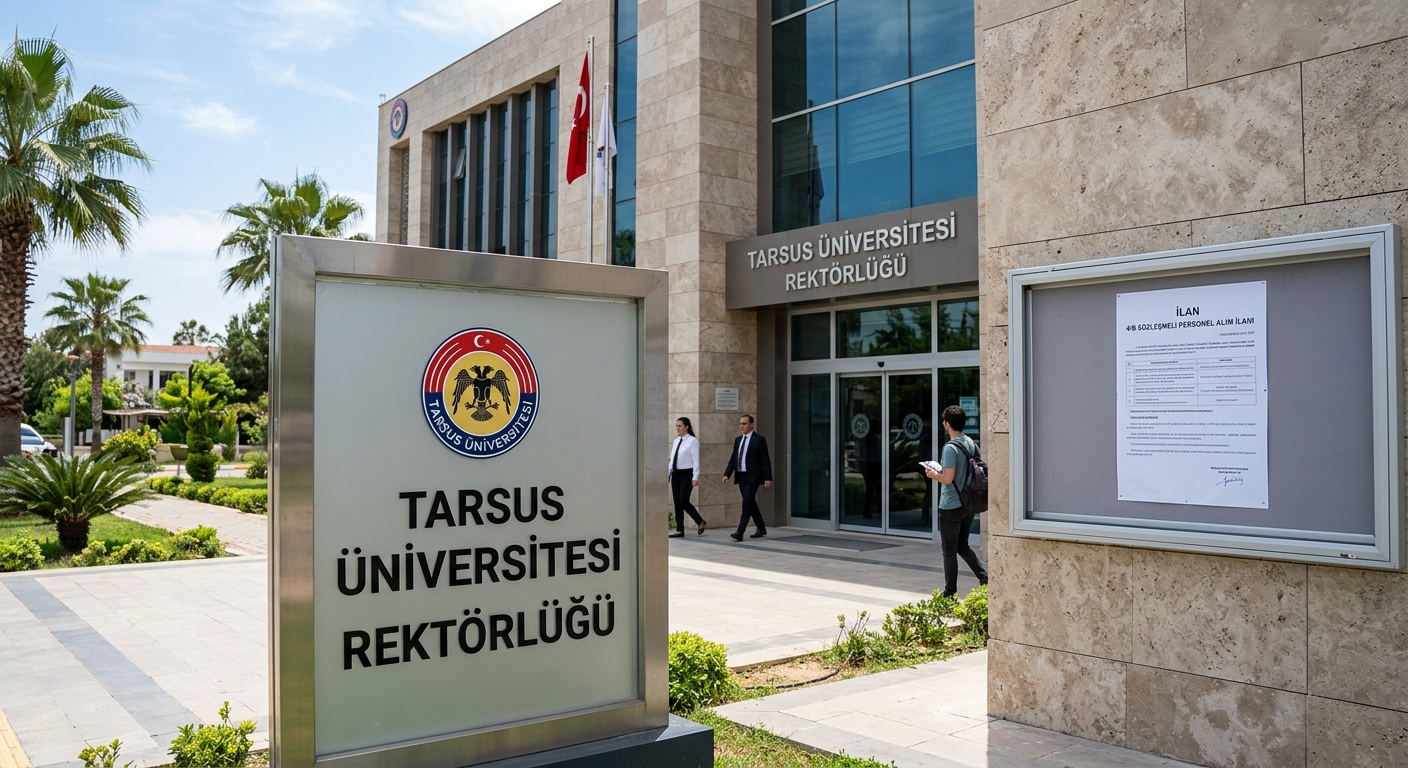 TARSUS ÜNİVERSİTESİ REKTÖRLÜĞÜ - TARSUS ÜNİVERSİTESİ - 4/B SÖZLEŞMELİ PERSONEL İLANI