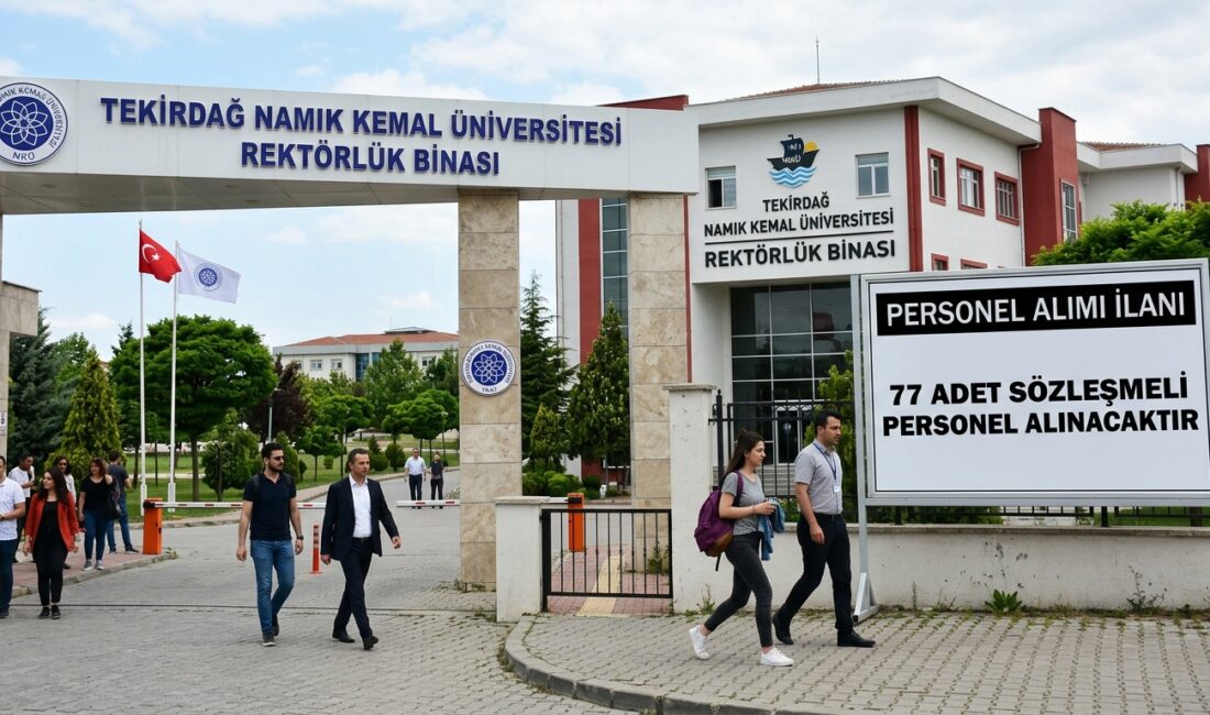 Tekirdağ Namık Kemal Üniversitesi (NKÜ), bünyesine katmak üzere toplam 77