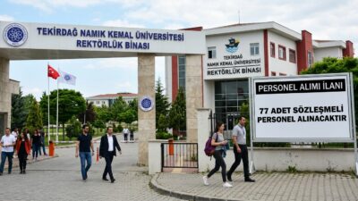 Tekirdağ Namık Kemal Üniversitesi (NKÜ), bünyesine katmak üzere toplam 77