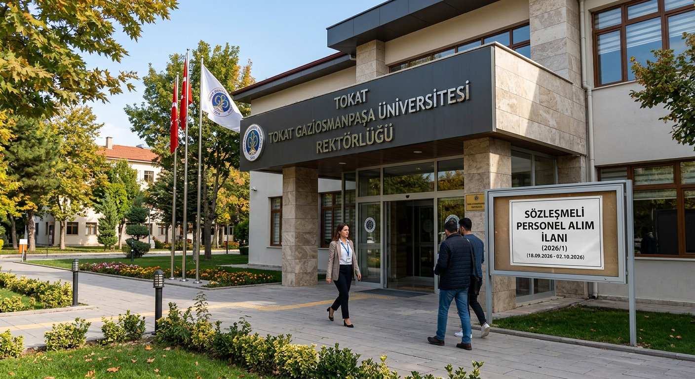 Tokat Gaziosmanpaşa Üniversitesi 2026 Sözleşmeli Personel Alım İlanı Duyuruldu! Başvurular Başladı TOKAT GAZİOSMANPAŞA ÜNİVERSİTESİ REKTÖRLÜĞÜ - SÖZLEŞMELİ PERSONEL ALIM İLANI (2026/1) (18.09.2026-02.10.2026)