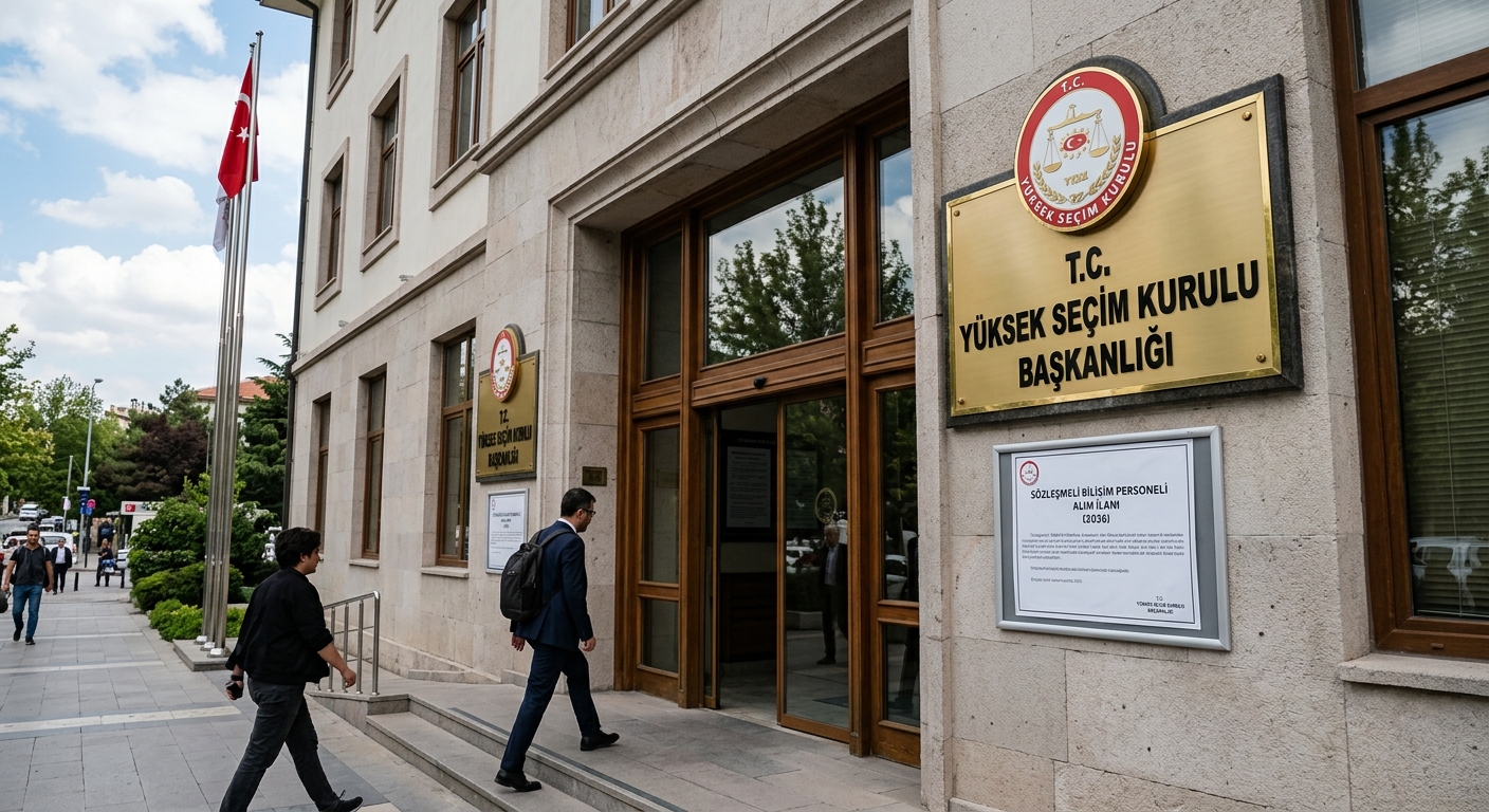 Yüksek Seçim Kurulu (YSK) 2026 Sözleşmeli Bilişim Personeli Alım İlanı YÜKSEK SEÇİM KURULU BAŞKANLIĞI - SÖZLEŞMELİ BİLİŞİM PERSONELİ ALIM İLANI (2026)