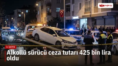 Yavuz Sultan Selim Bulvarı'nda alkollü sürücü ceza uygulamasıyla O.E'ye 425