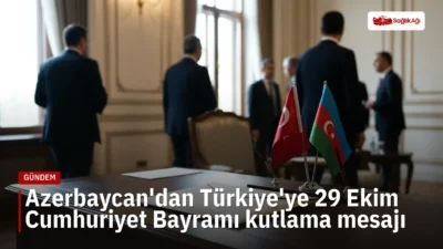 Azerbaycan Cumhurbaşkanı İlham Aliyev, 29 Ekim dolayısıyla Cumhurbaşkanı Erdoğan'a Cumhuriyet
