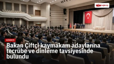 İçişleri Bakanı Mustafa Çiftçi, 115. Dönem Kaymakamlık Kursu'nda konuştu. Bakan