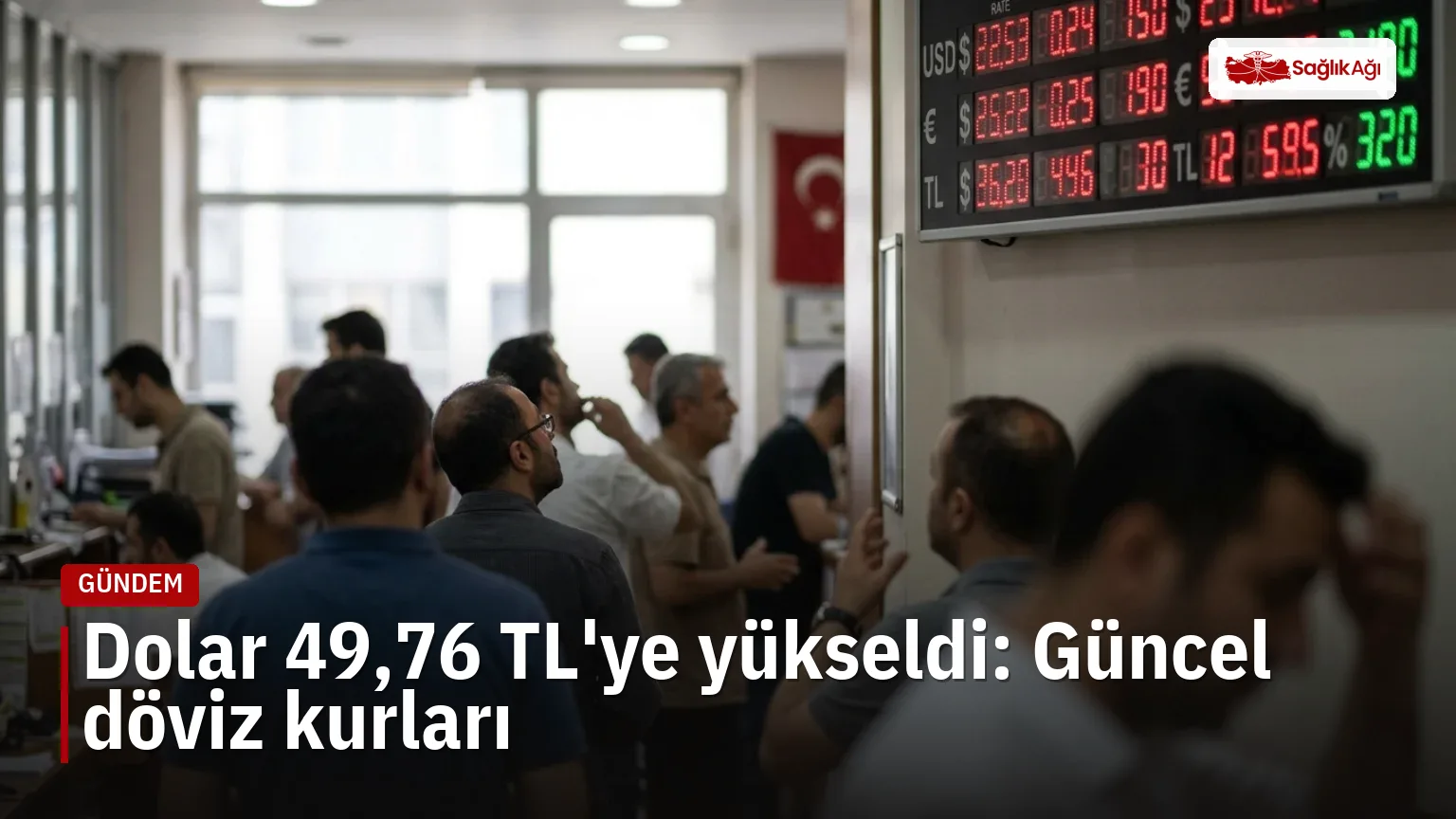 İstanbul ve Ankara serbest piyasalarında Dolar 49,76 TL seviyesine çıktı.