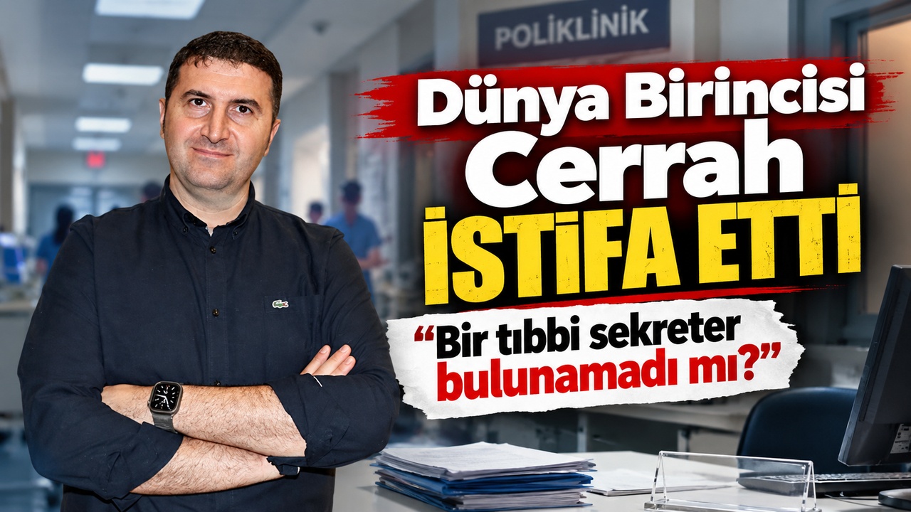 Dünya Birincisi Cerrah İstifa Etti: "Bir tıbbi sekreter bulunamadı mı?"