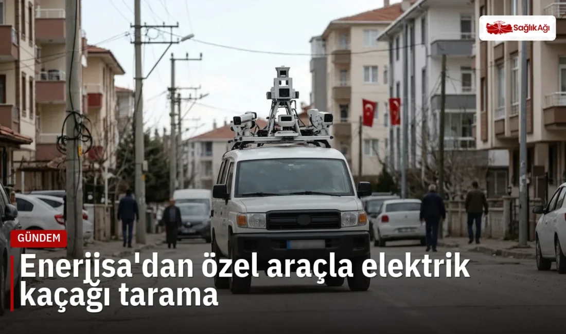 Enerjisa, özel araçla elektrik kaçağı tarama yapıyor. Başkent EDAŞ ve