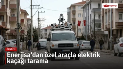 Enerjisa, özel araçla elektrik kaçağı tarama yapıyor. Başkent EDAŞ ve