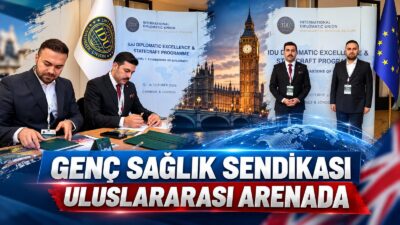 Genç Sağlık Sendikası Genel Başkanı Osman Kaya ve Genel Sekreteri