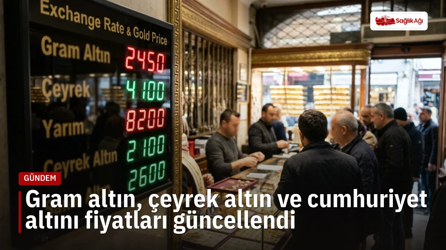 Gram altın fiyatları 6 bin 653 liradan işlem görürken çeyrek