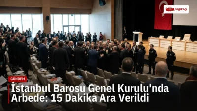 İstanbul Barosu genel kurulu sırasında çıkan kavganın ardından divan heyeti