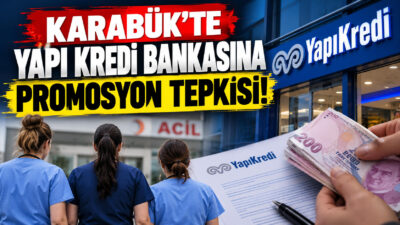 Karabük’te Yapı Kredi Bankasının yalnızca üç hemşireden maaş promosyonunun iadesini