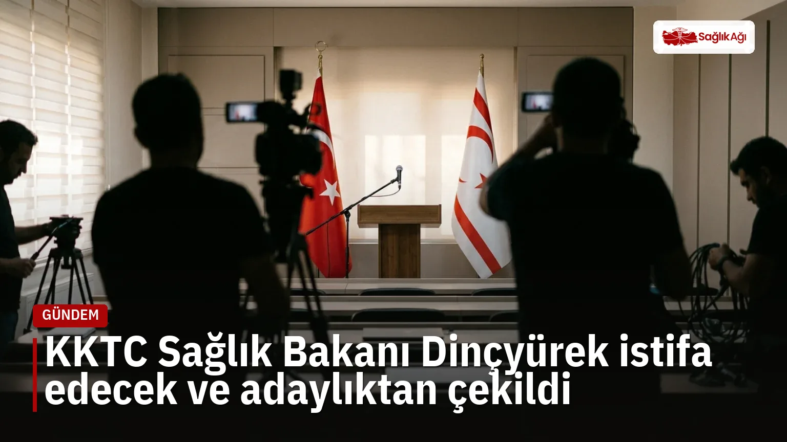 KKTC Sağlık Bakanı Dinçyürek istifa edeceğini ve UBP milletvekili adaylığından