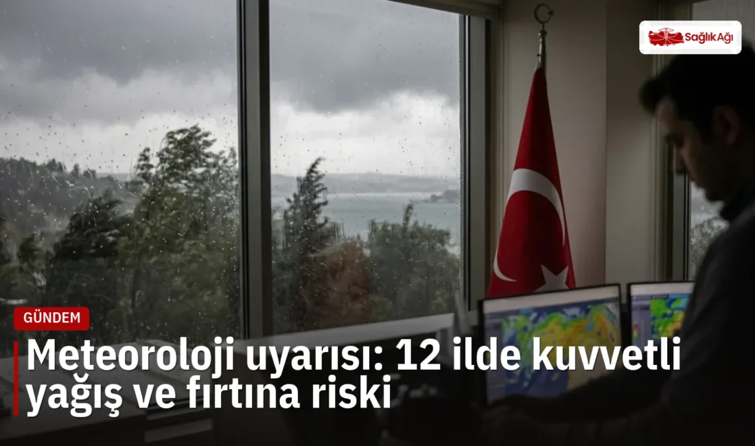 Meteoroloji Genel Müdürlüğü, İstanbul dahil 12 il için kuvvetli yağış