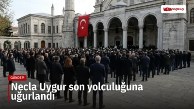 Necla Uygur cenaze töreni Teşvikiye Camii'nde yapıldı. Sanatçıların katıldığı törende