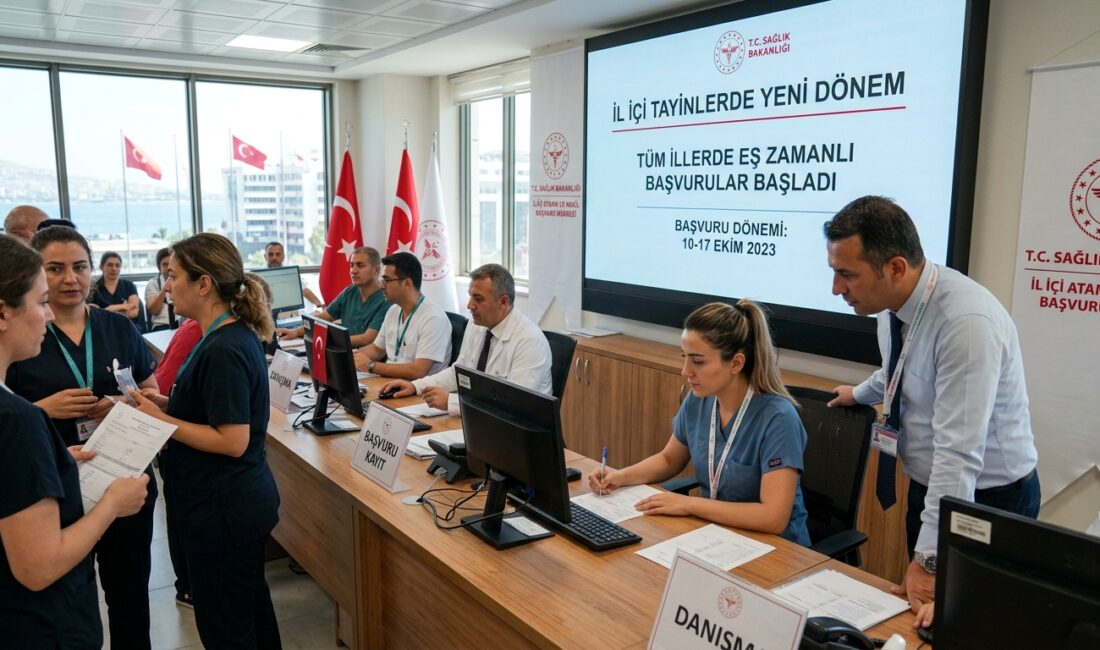 Sağlık Bakanlığı, bünyesindeki sağlık çalışanlarının il içi yer değişikliği süreçlerinde