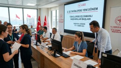 Sağlık Bakanlığı, bünyesindeki sağlık çalışanlarının il içi yer değişikliği süreçlerinde