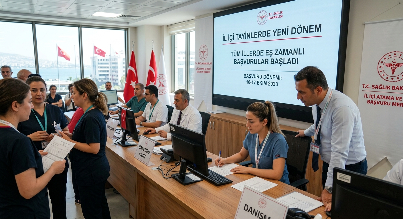 Sağlıkta İl İçi Tayinlerde Yeni Dönem: Başvurular Tüm İllerde Aynı Anda Yapılacak