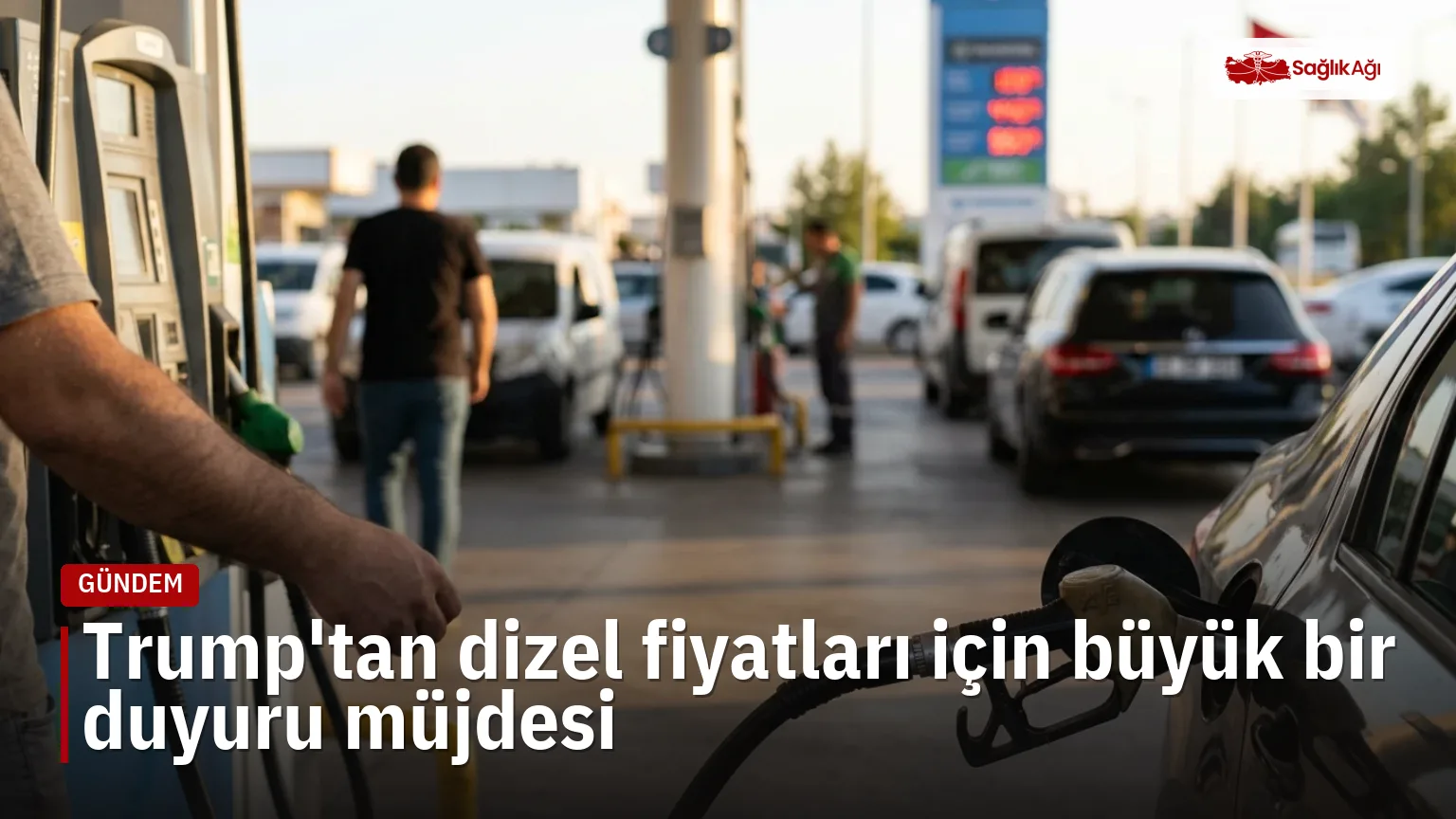 ABD Başkanı Donald Trump, dizel fiyatları konusunda önemli gelişmeler yaşandığını