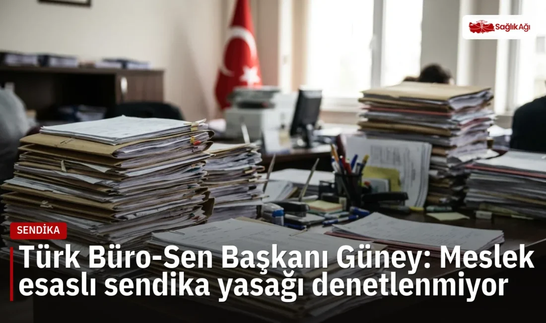 Türk Büro-Sen Genel Başkanı Türkeş Güney, meslek esaslı sendika kurulumlarının