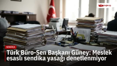 Türk Büro-Sen Genel Başkanı Türkeş Güney, meslek esaslı sendika kurulumlarının